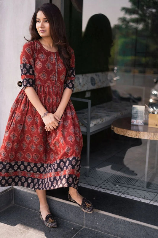 Sukoon Madder Red Ajrakh