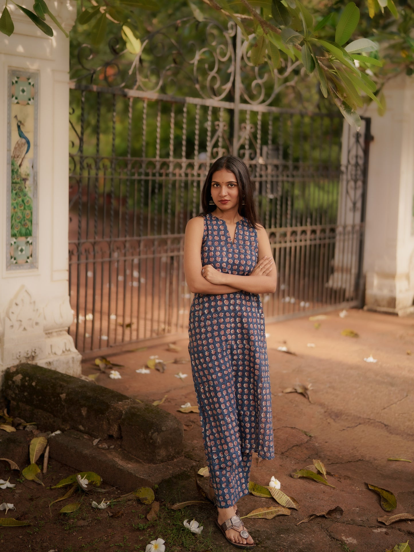 Gamyam Indigo Bagru Co-ord Set