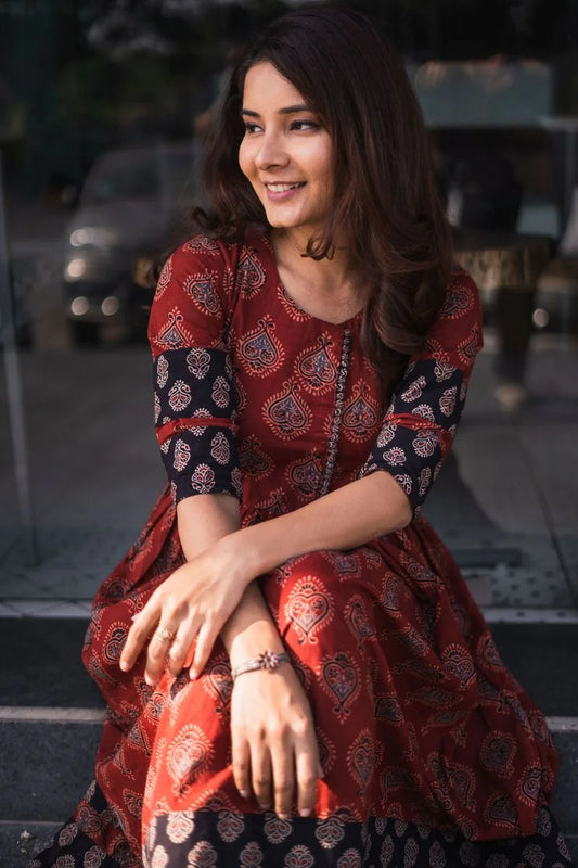 Sukoon Madder Red Ajrakh