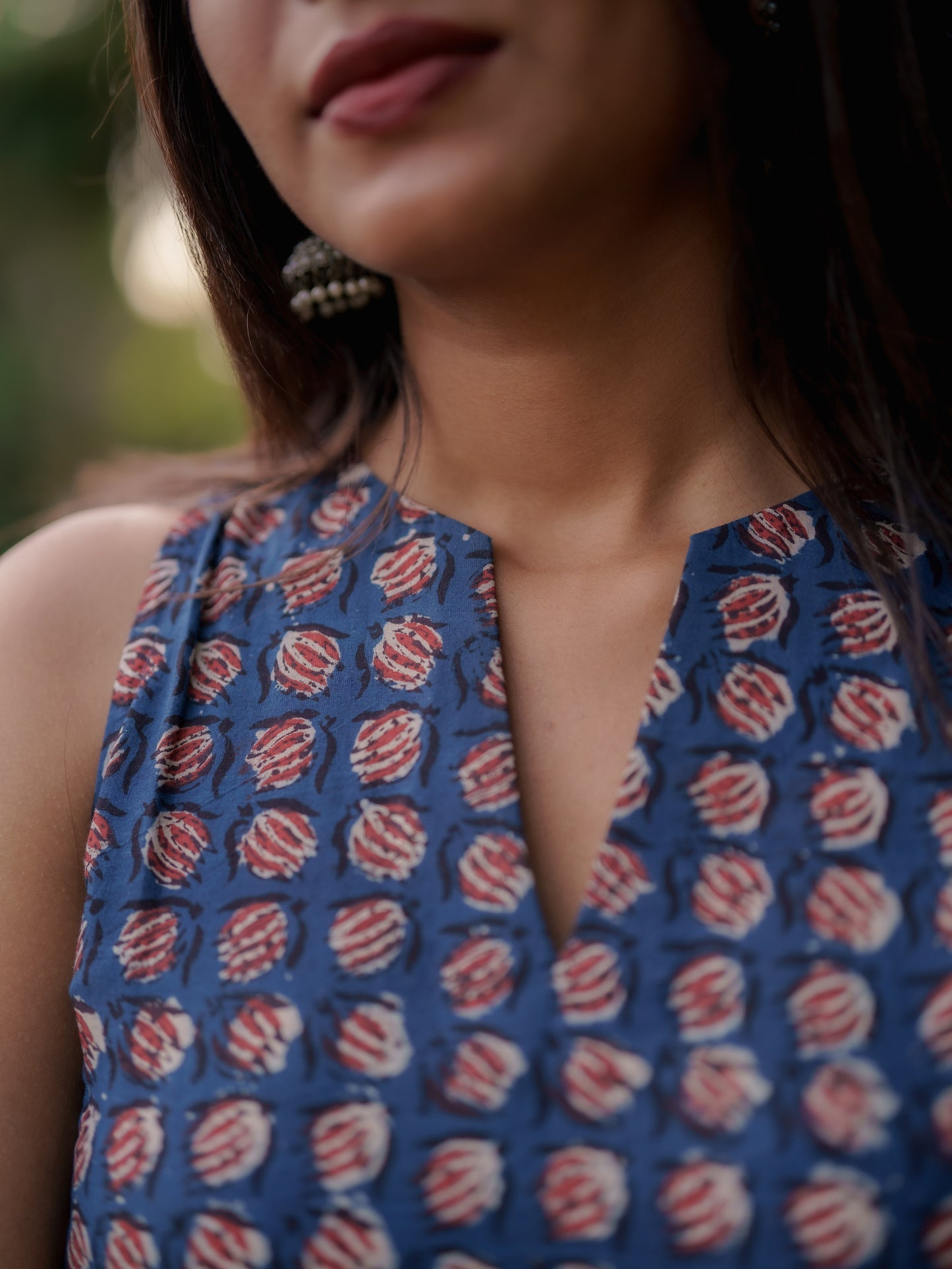 Gamyam Indigo Bagru Co-ord Set