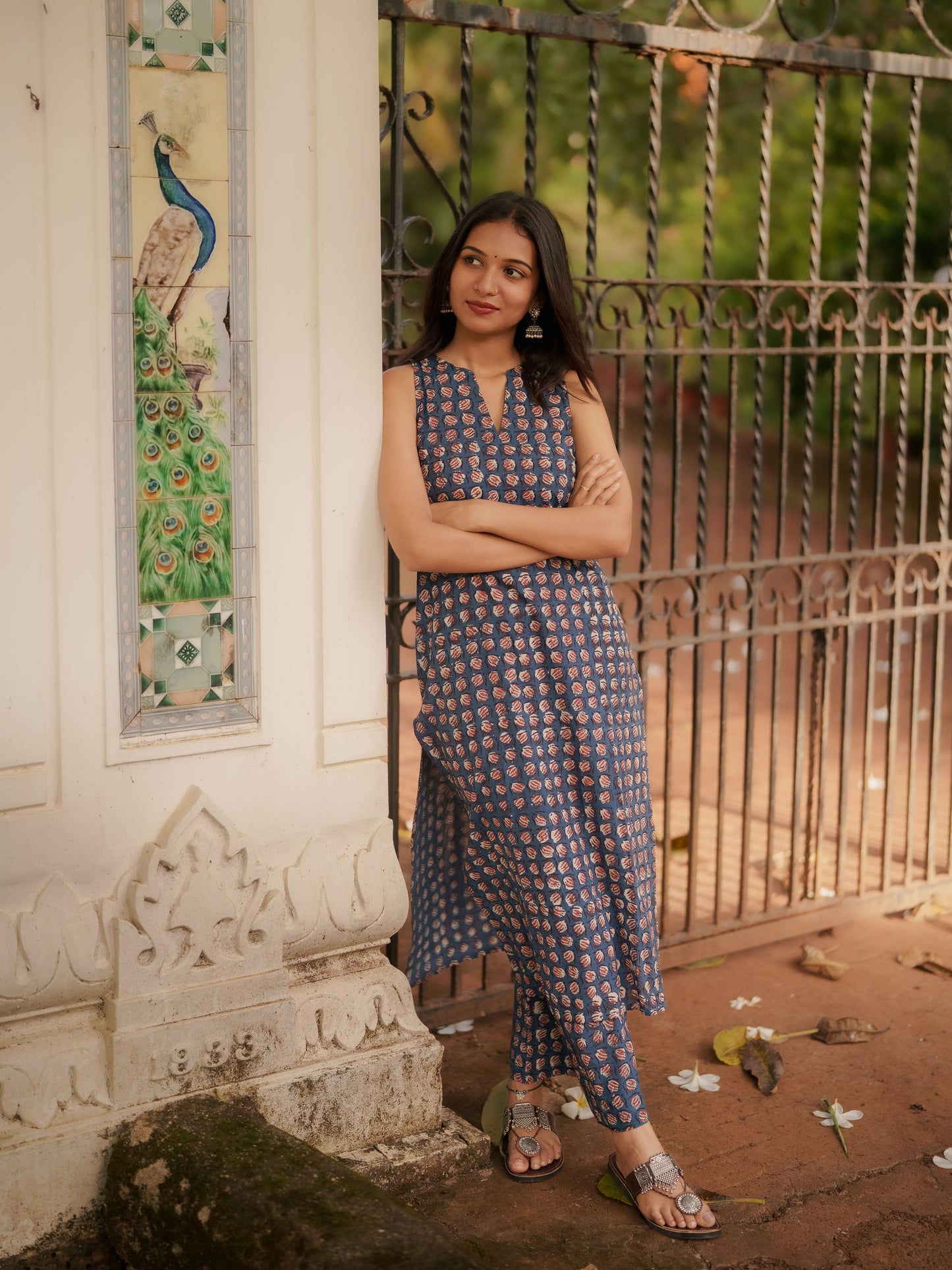 Gamyam Indigo Bagru Co-ord Set
