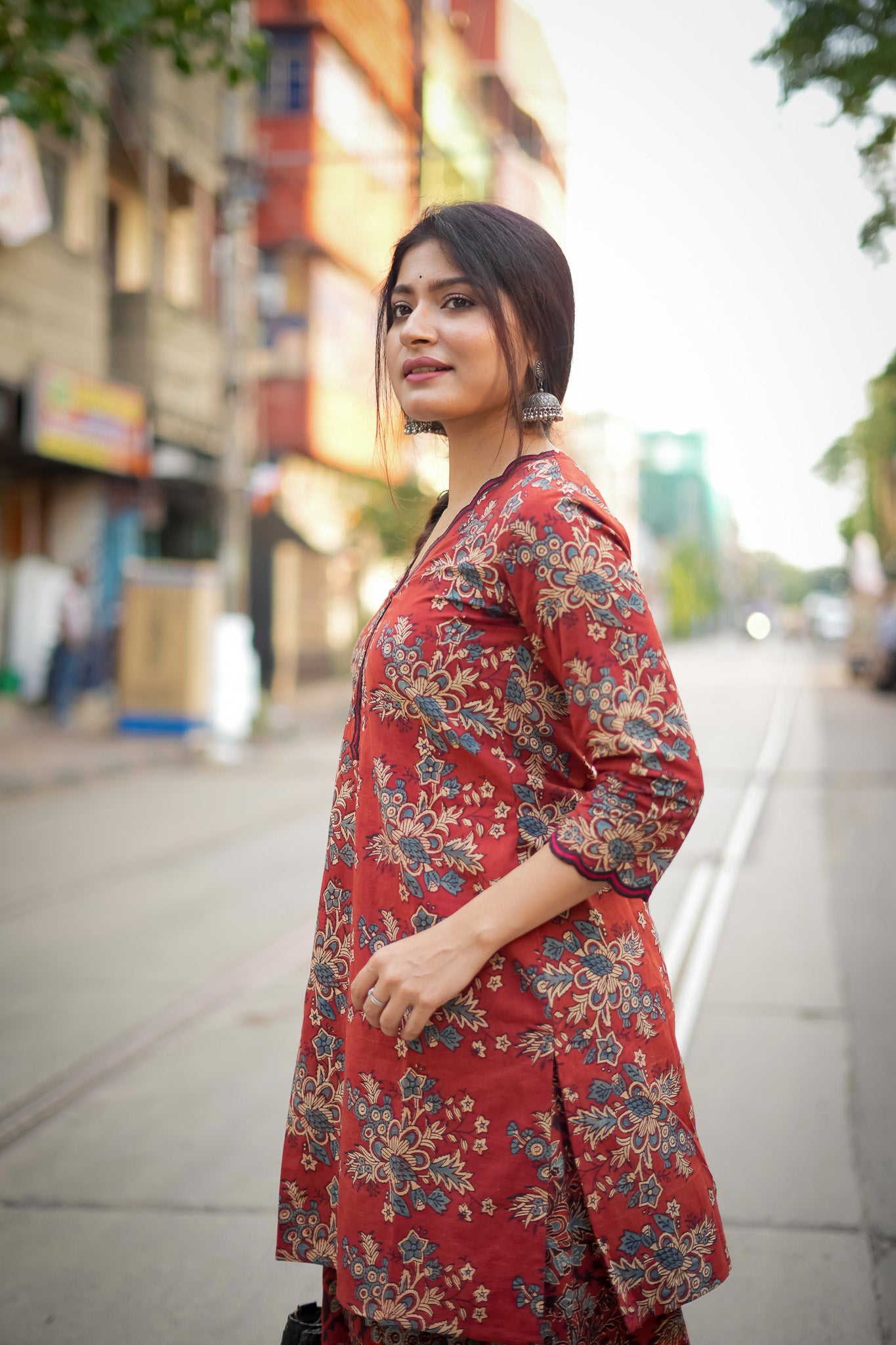 Mann Madder Ajrakh Farsi Salwar Set