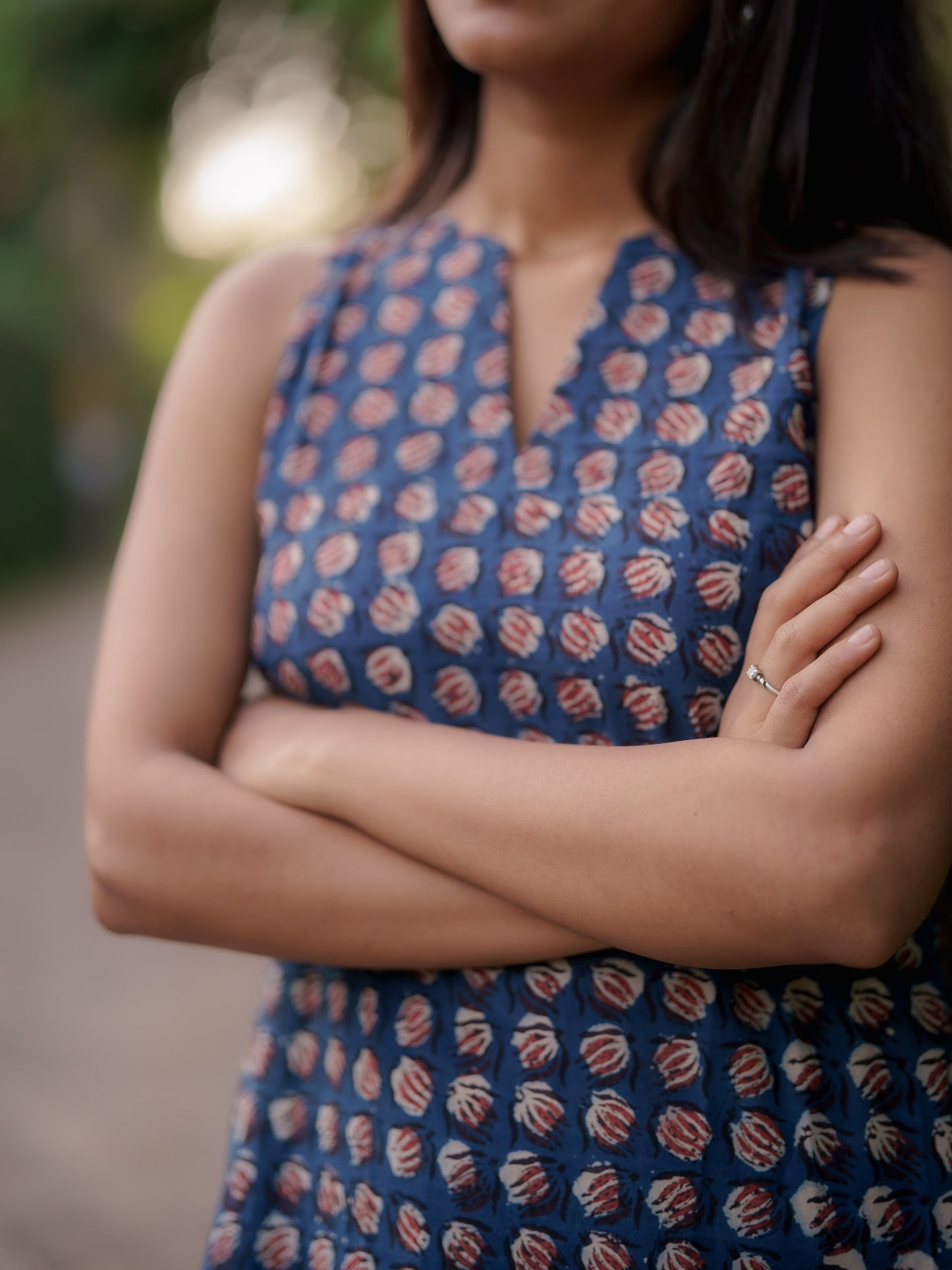 Gamyam Indigo Bagru Co-ord Set