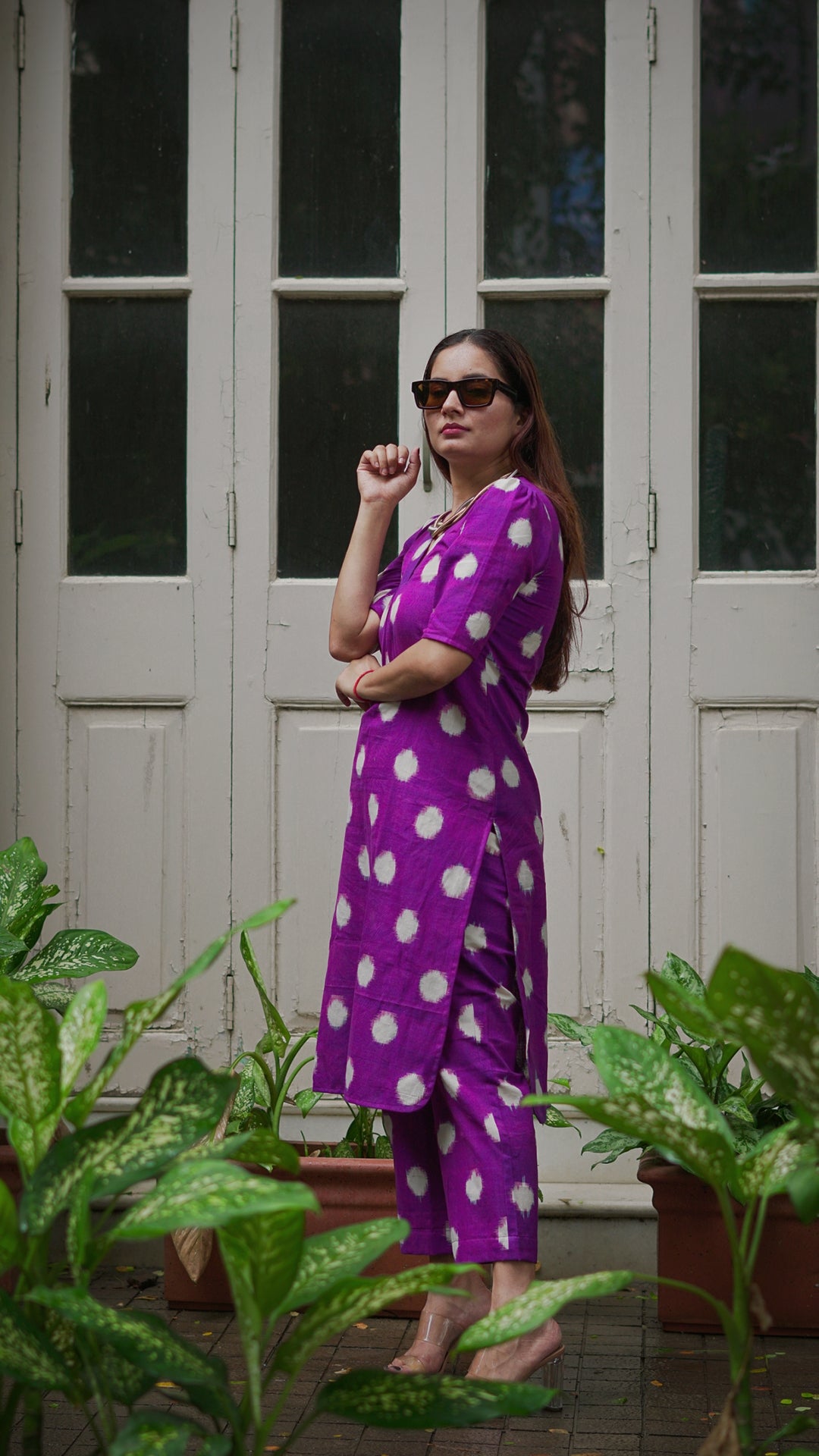 Agni Purple Co-ord Set