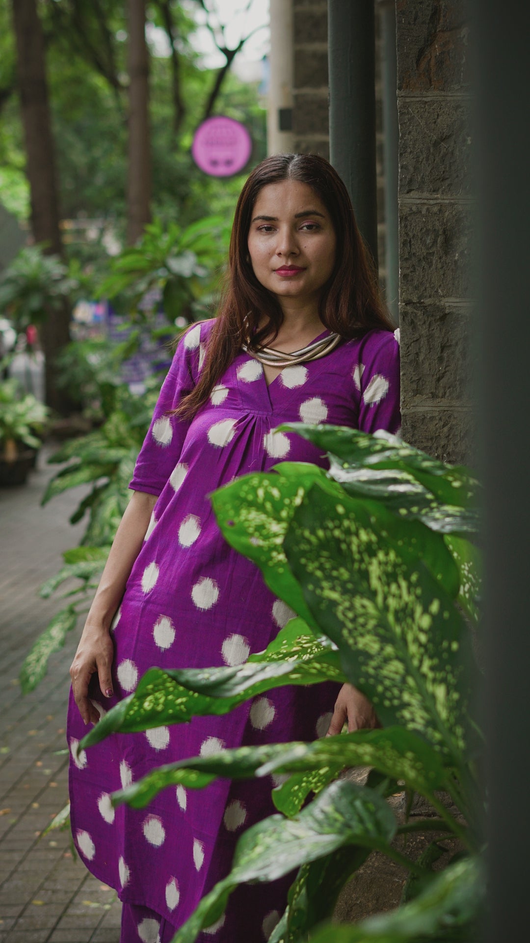 Agni Purple Co-ord Set