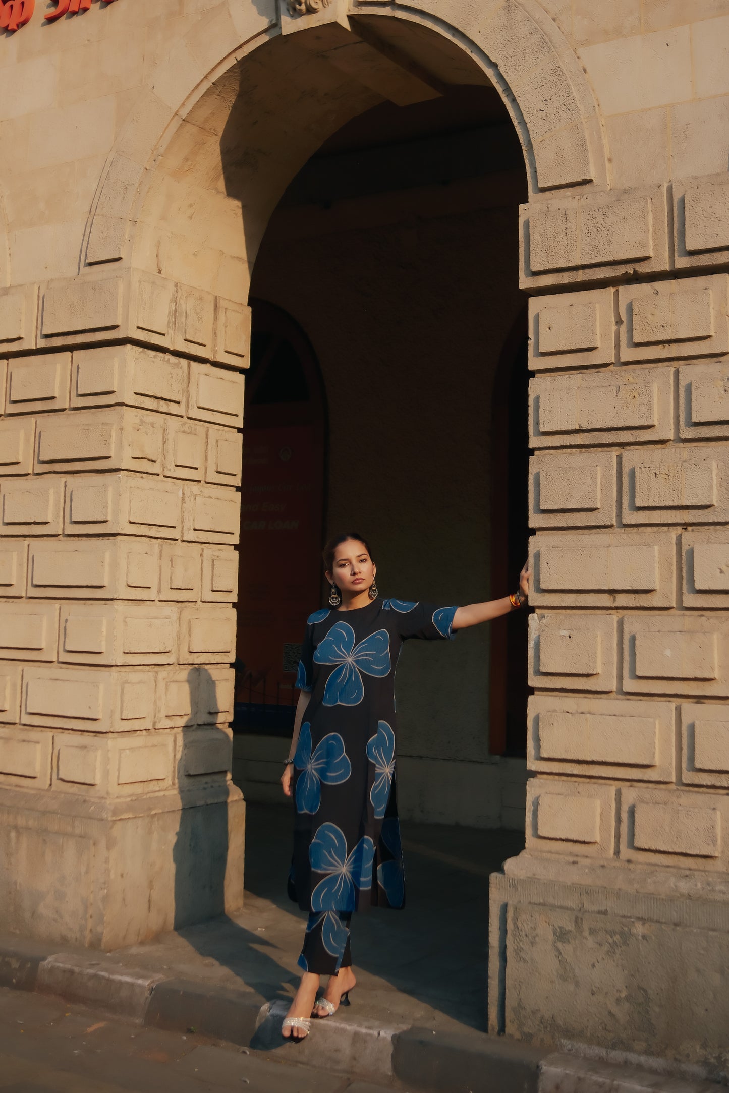 Karya Black Ajrakh Co-ord Set