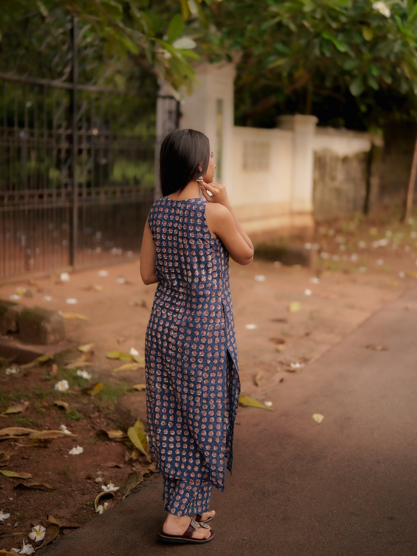 Gamyam Indigo Bagru Co-ord Set