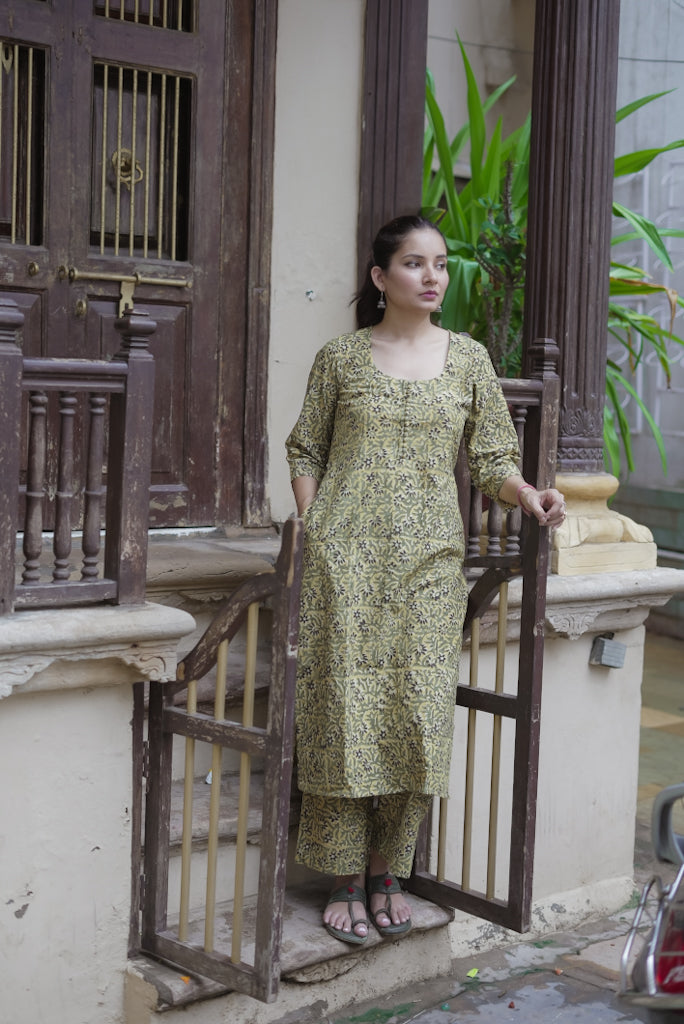 Myraa Kalamkari Co-ord Set