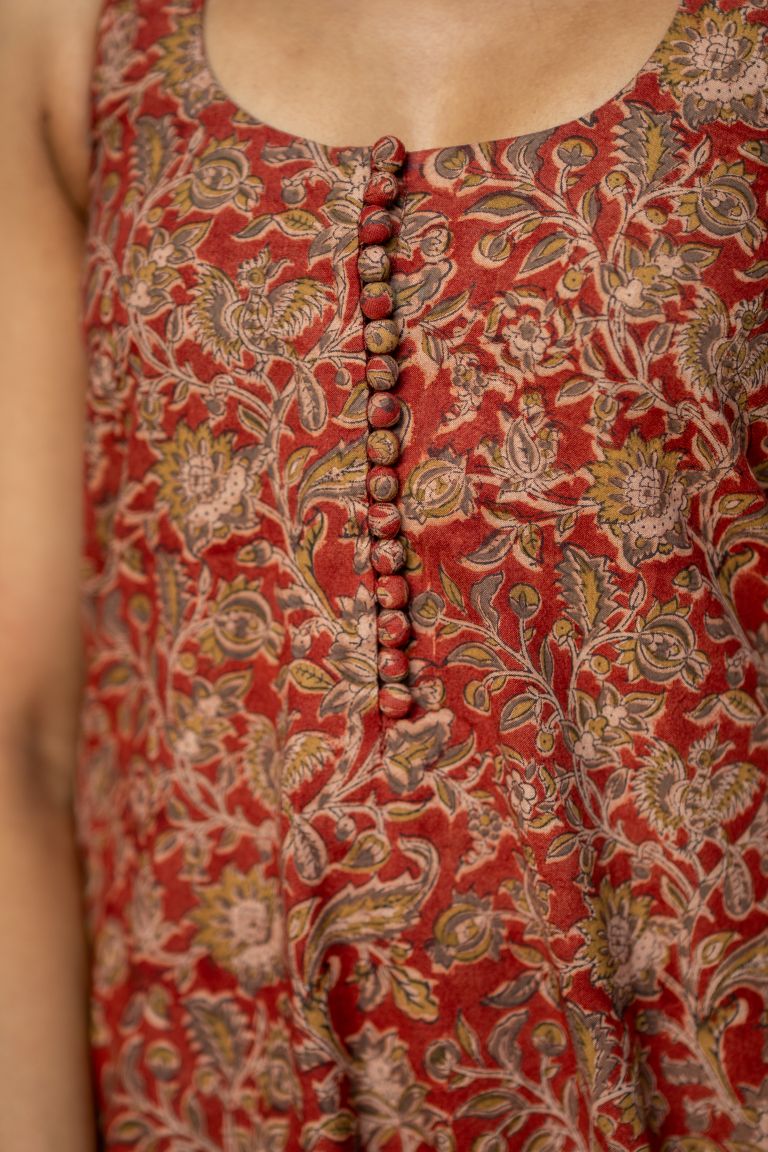 Varnam Madder Kalamkari Co-ord Set