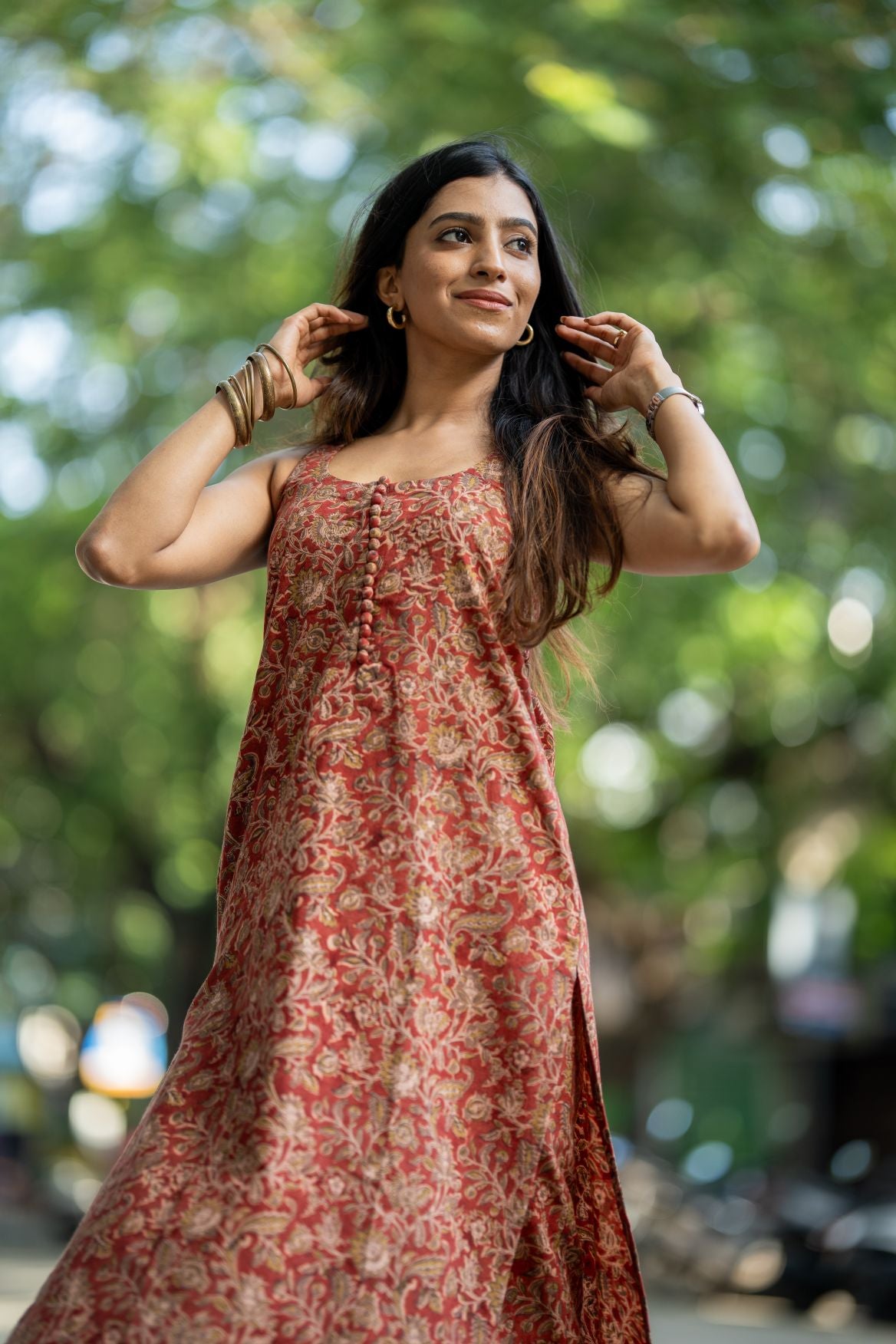 Varnam Madder Kalamkari Co-ord Set