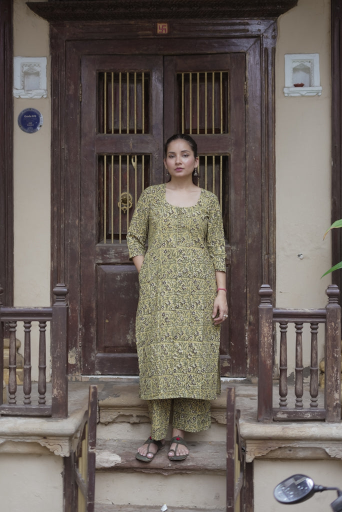 Myraa Kalamkari Co-ord Set