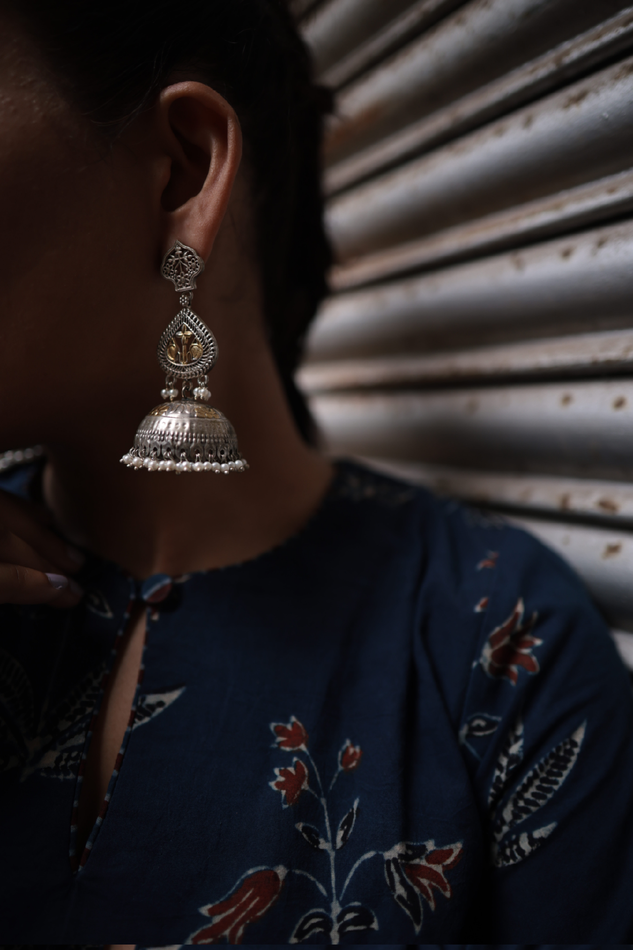 Fidaa Indigo Ajrakh Co-ord Set