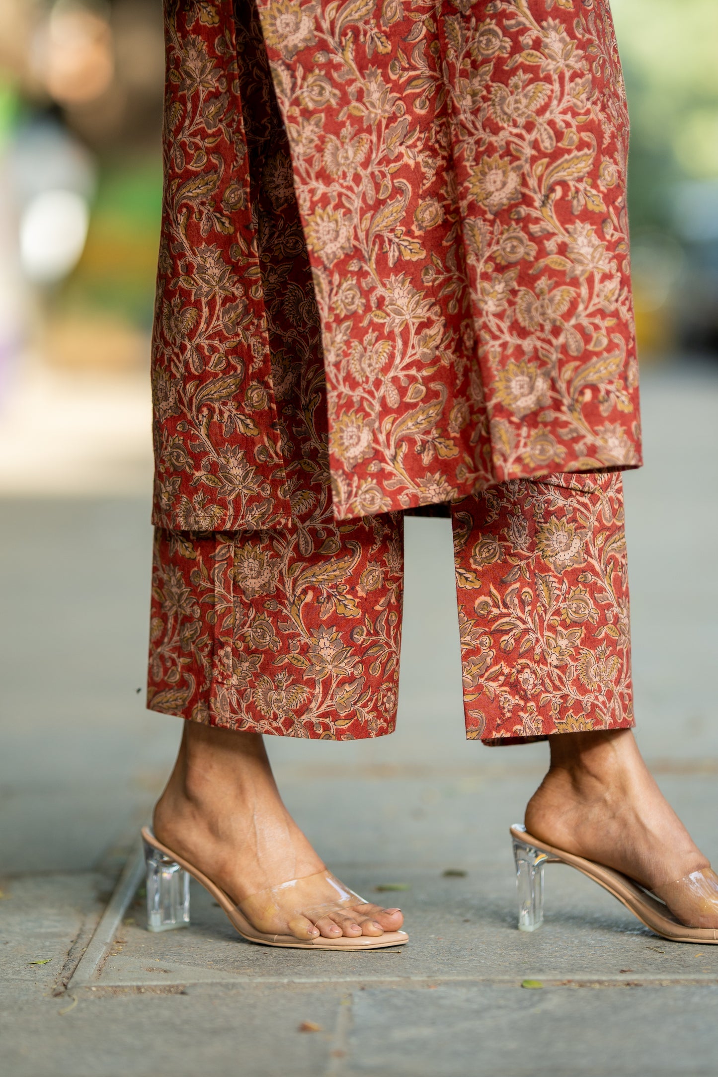 Varnam Madder Kalamkari Co-ord Set