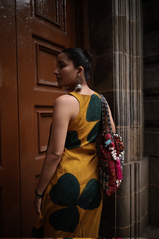 Saaya Haldi Ajrakh Co-ord Set