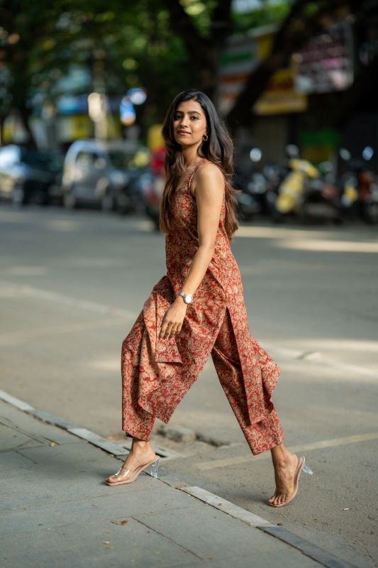 Varnam Madder Kalamkari Co-ord Set