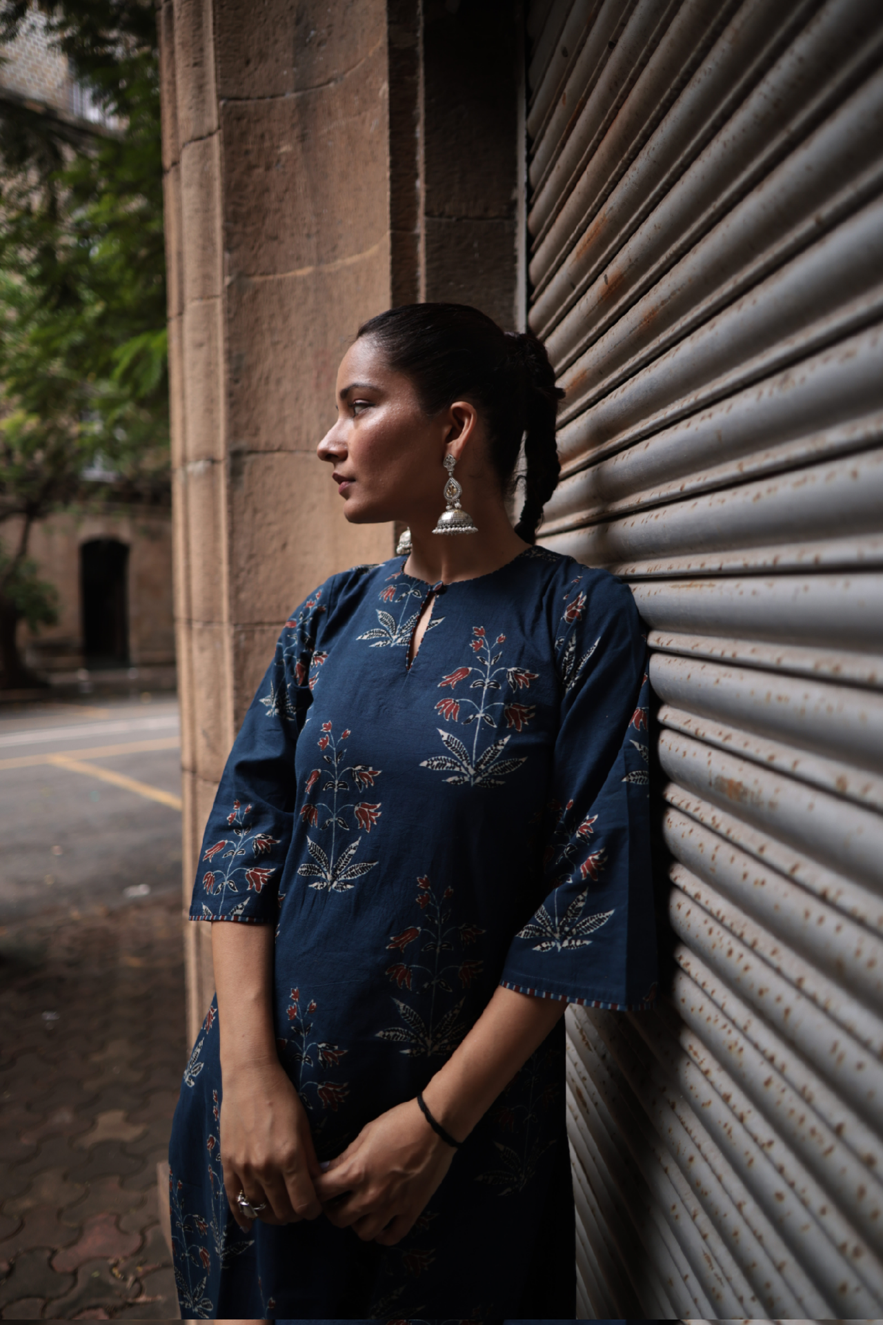 Fidaa Indigo Ajrakh Co-ord Set
