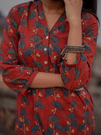 Safar Madder Ajrakh Co-ord Set
