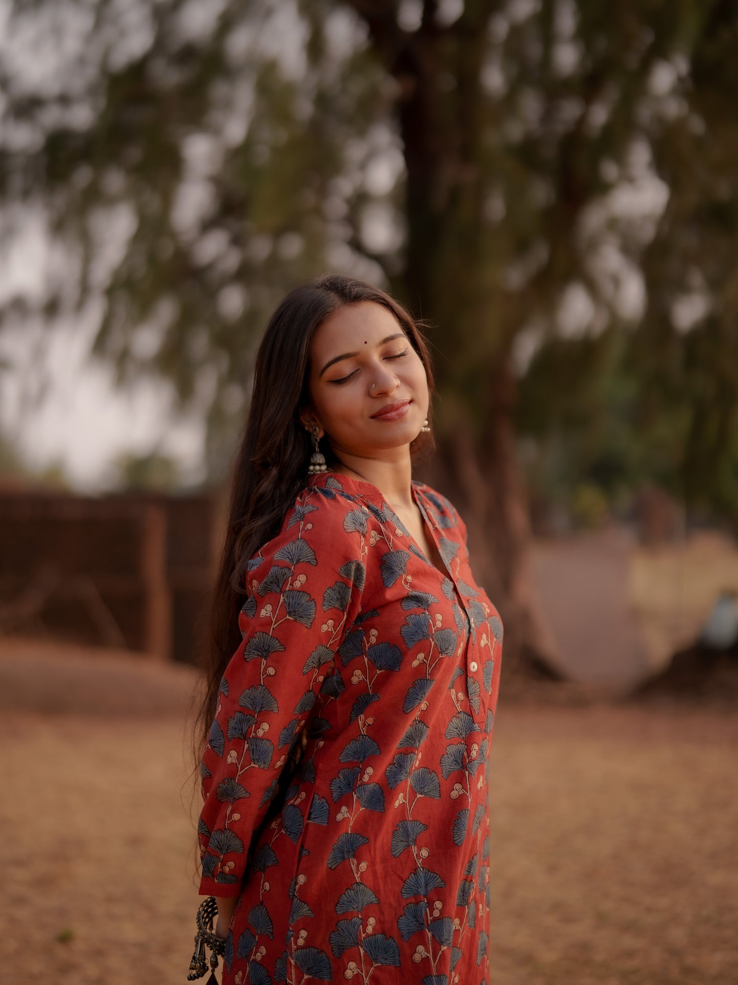 Safar Madder Ajrakh Co-ord Set