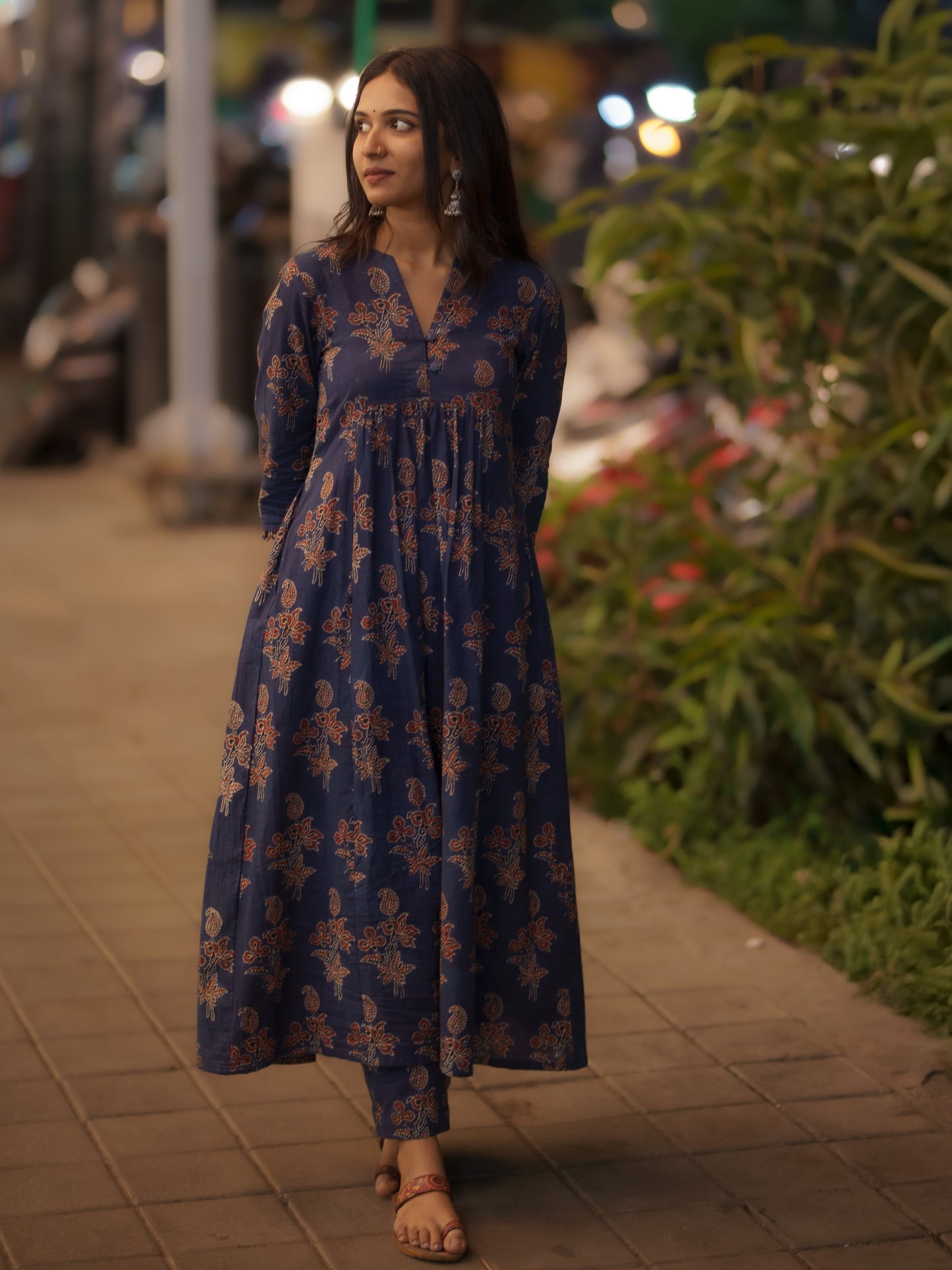 Sifar Indigo Ajrakh Co-ord Set