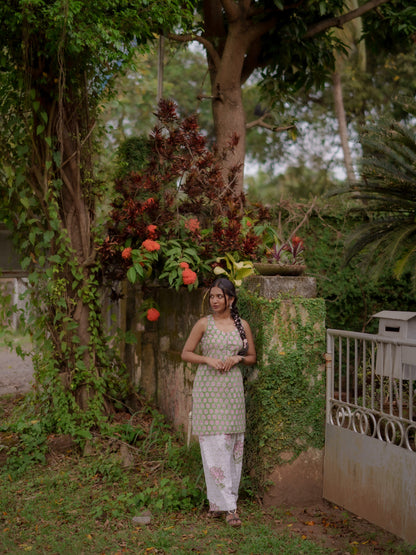 Hriday Hara Sanganeri Farsi Salwar Set