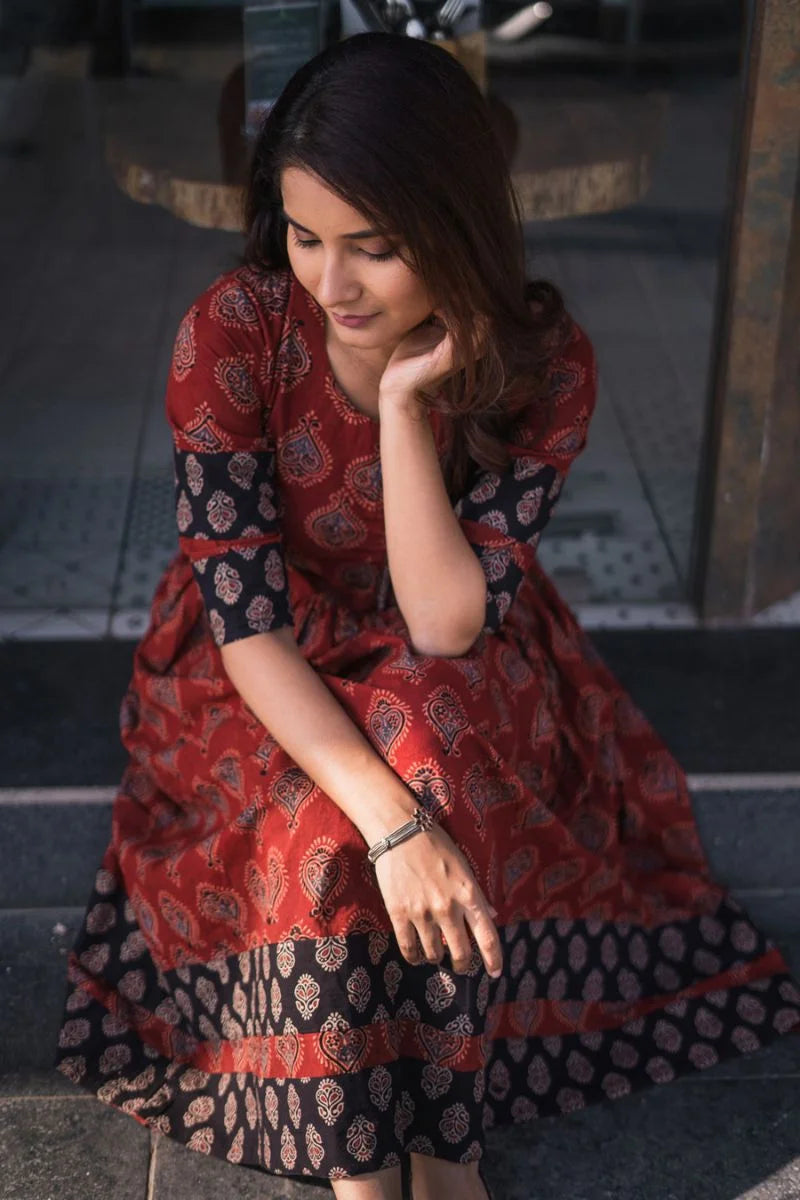Sukoon Madder Red Ajrakh