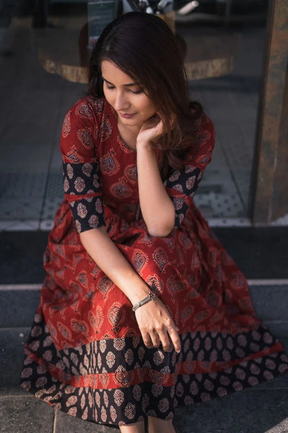 Sukoon Madder Red Ajrakh