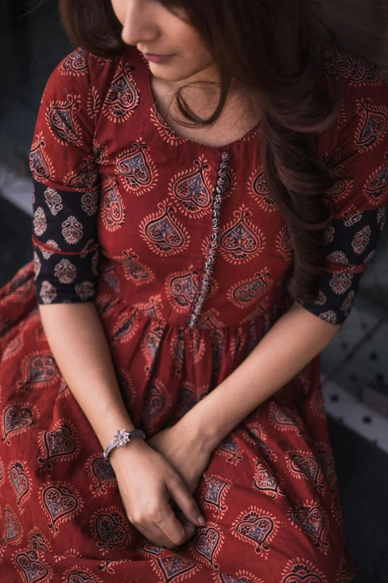 Sukoon Madder Red Ajrakh