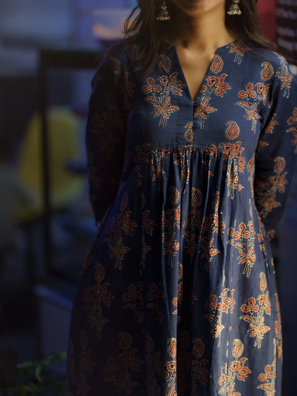 Sifar Indigo Ajrakh Co-ord Set