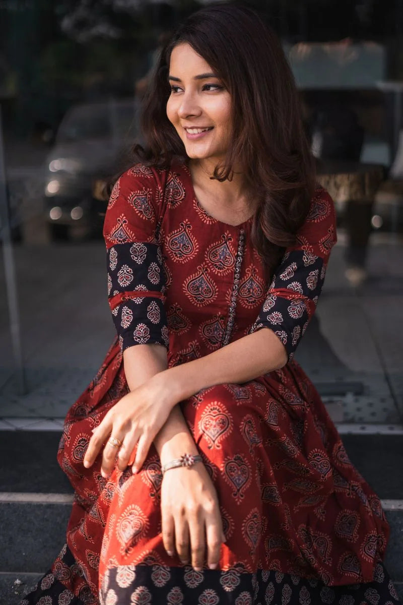Sukoon Madder Red Ajrakh
