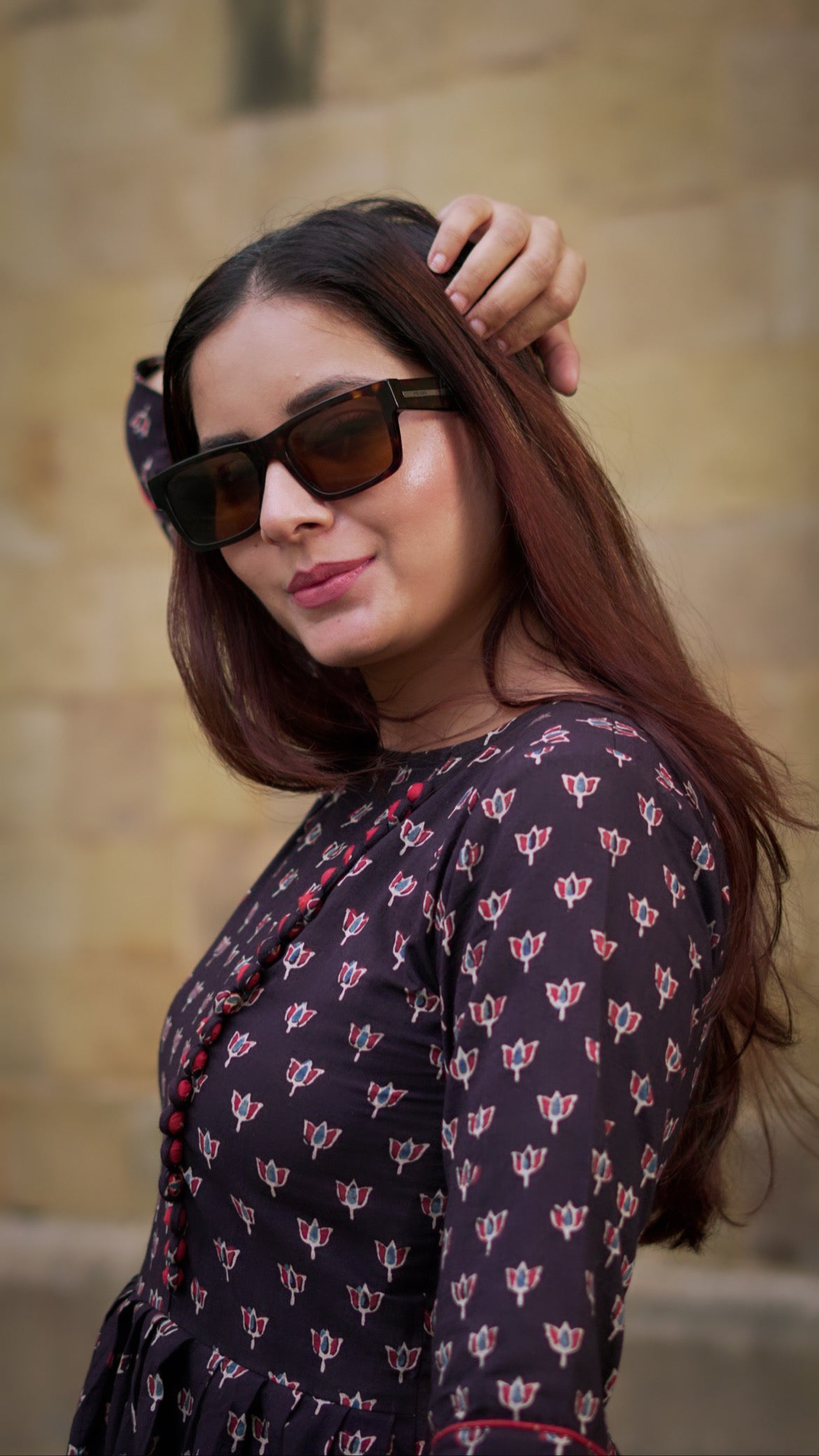 Zoya Ajrakh Dress