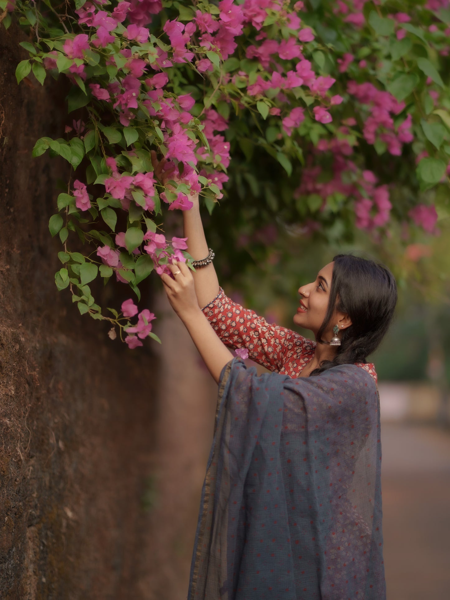 Maya Madder Red Bagru Co-ord Set