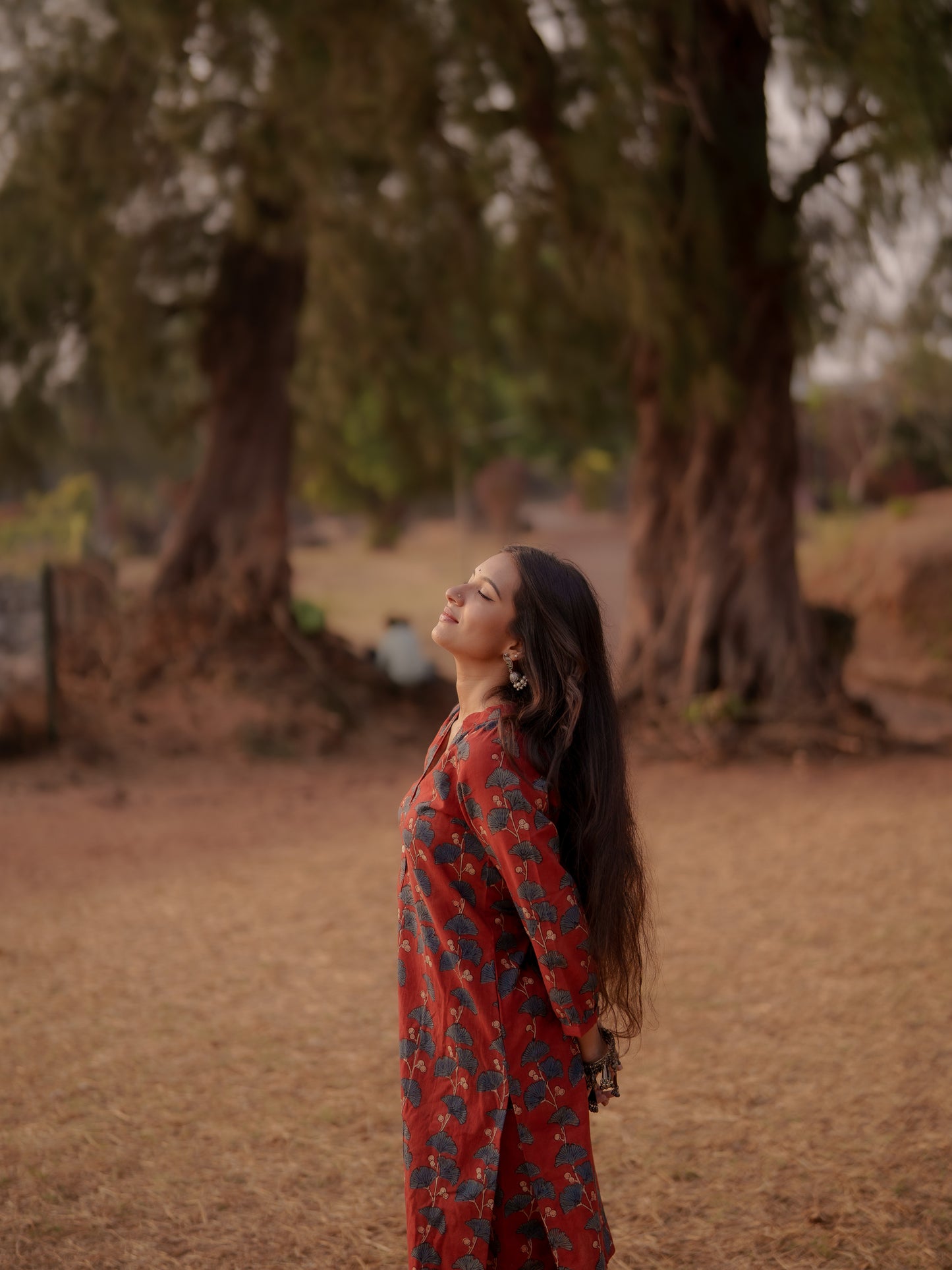 Safar Madder Ajrakh Co-ord Set