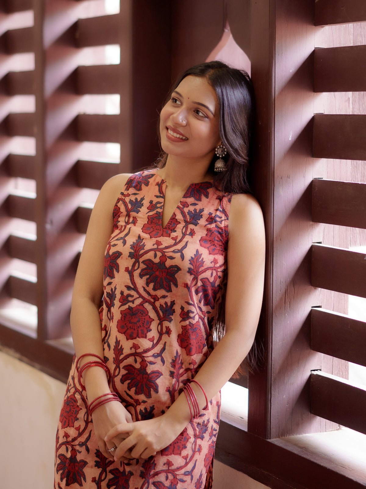 Gamyam Lata Ajrakh Co-ord Set