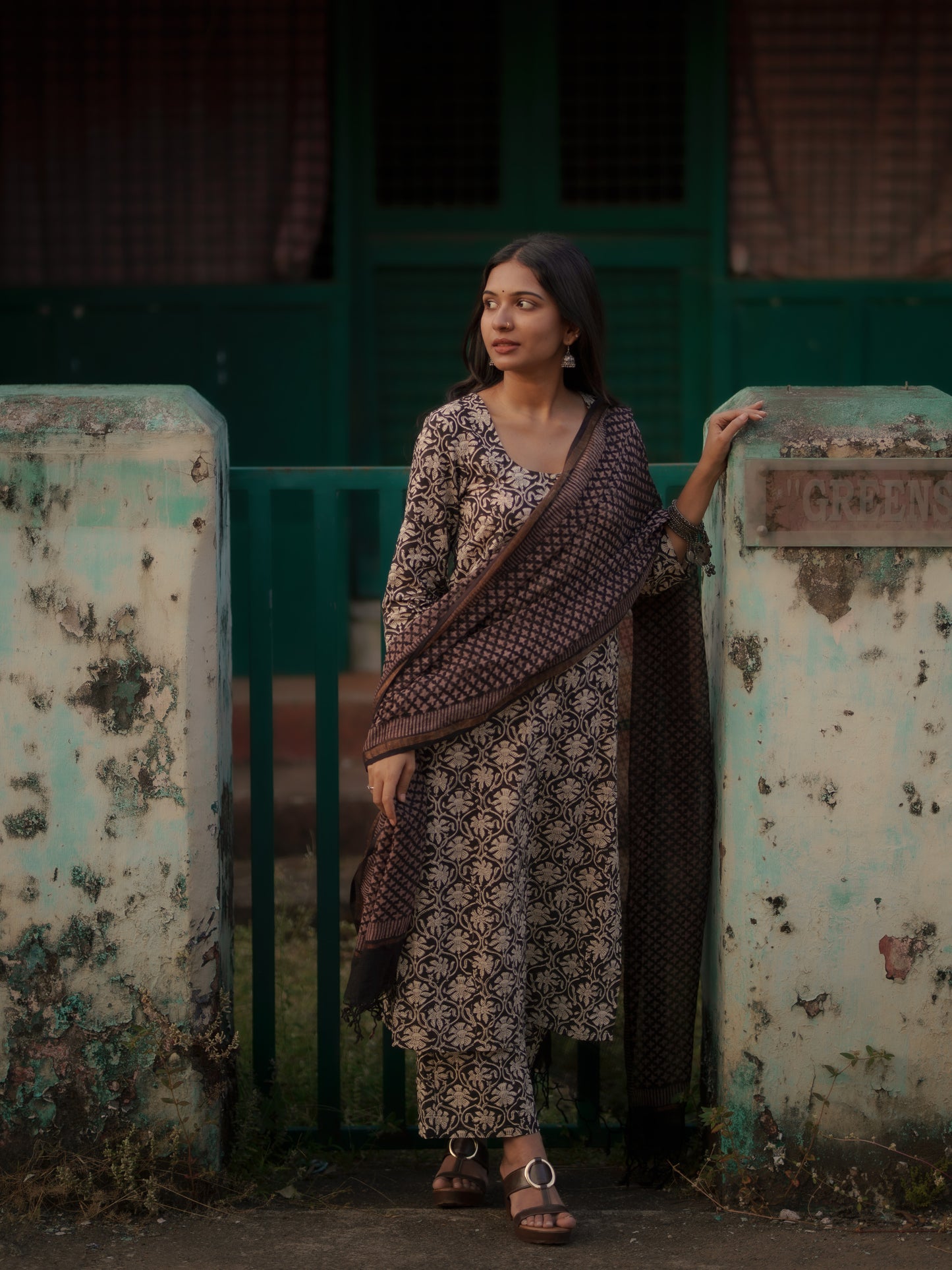 Myraa Bagru Co-ord Set