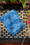 Blue Ikat Mercerised Lazy Pants