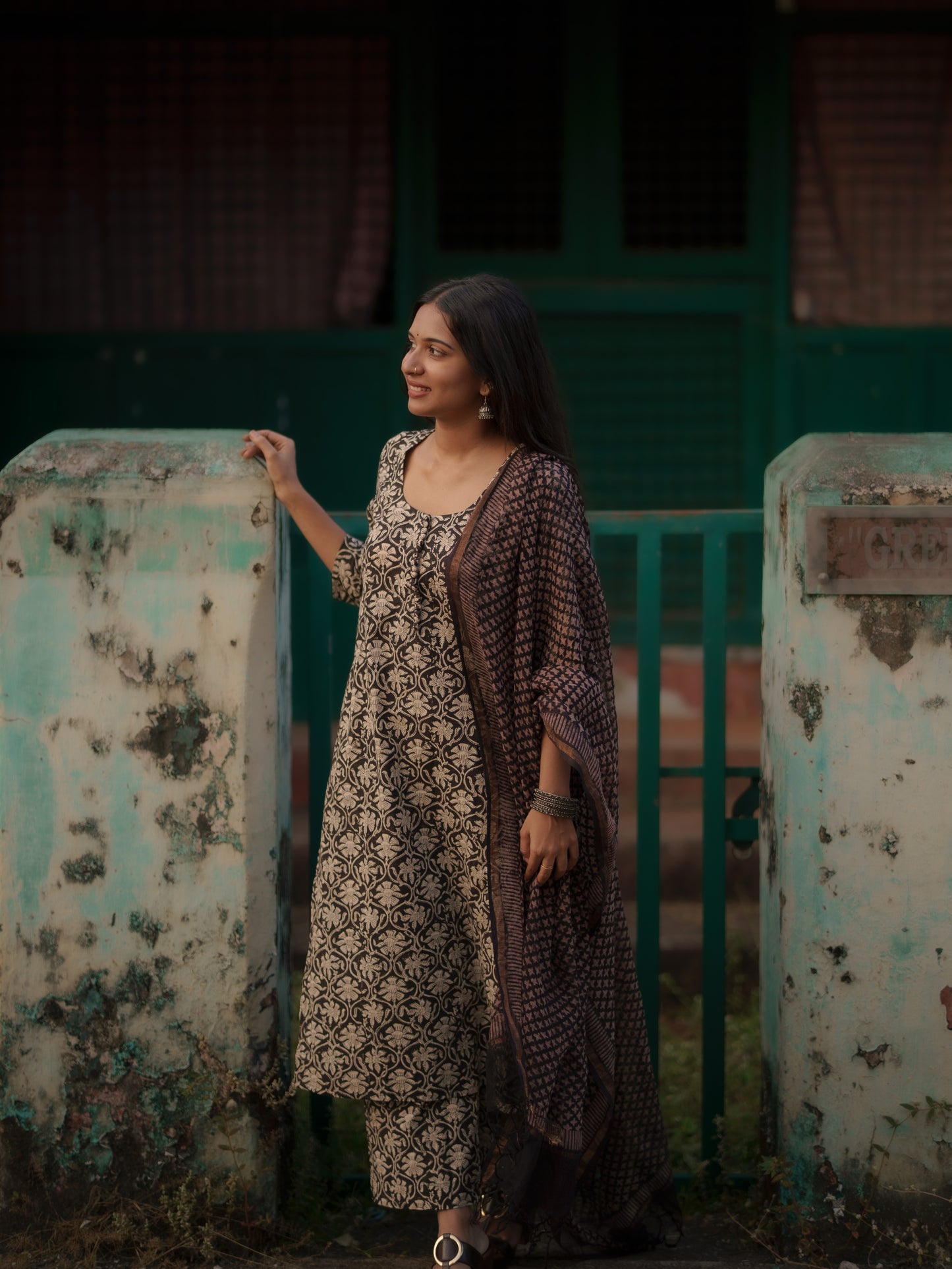 Myraa Bagru Co-ord Set