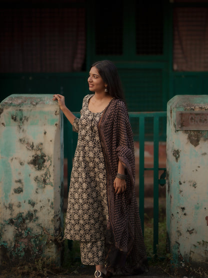 Myraa Bagru Co-ord Set