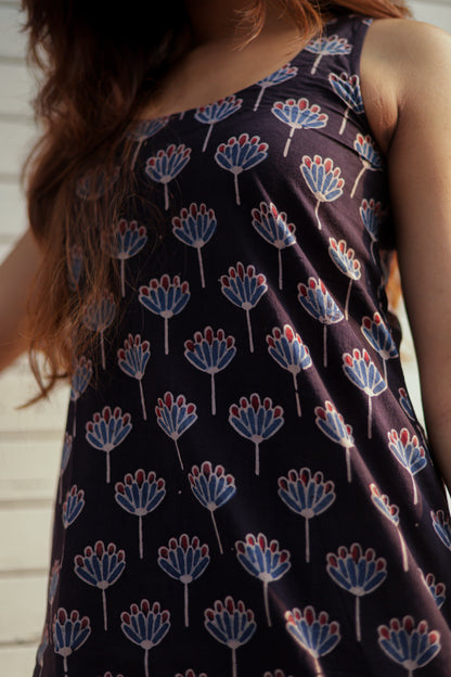 Saaya Black Ajrakh Co-ord Set