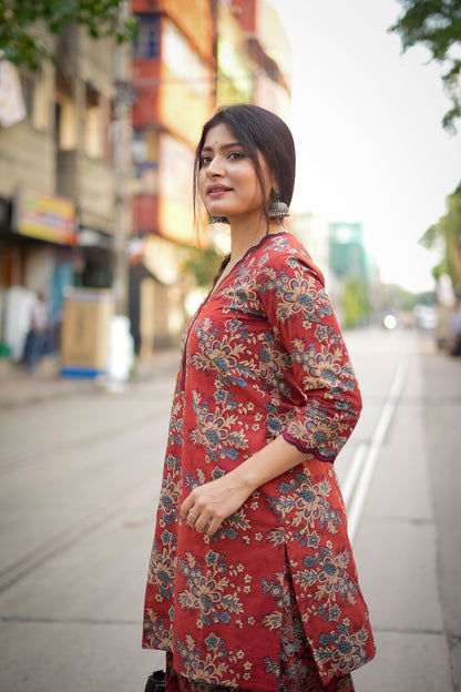 Mann Madder Ajrakh Farsi Salwar Set
