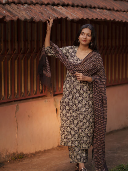 Myraa Bagru Co-ord Set