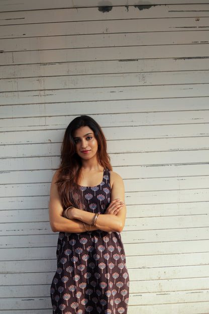 Saaya Black Ajrakh Co-ord Set