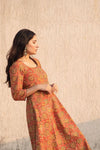 Ishq Pumpkin Spice Kalidaar Kurta