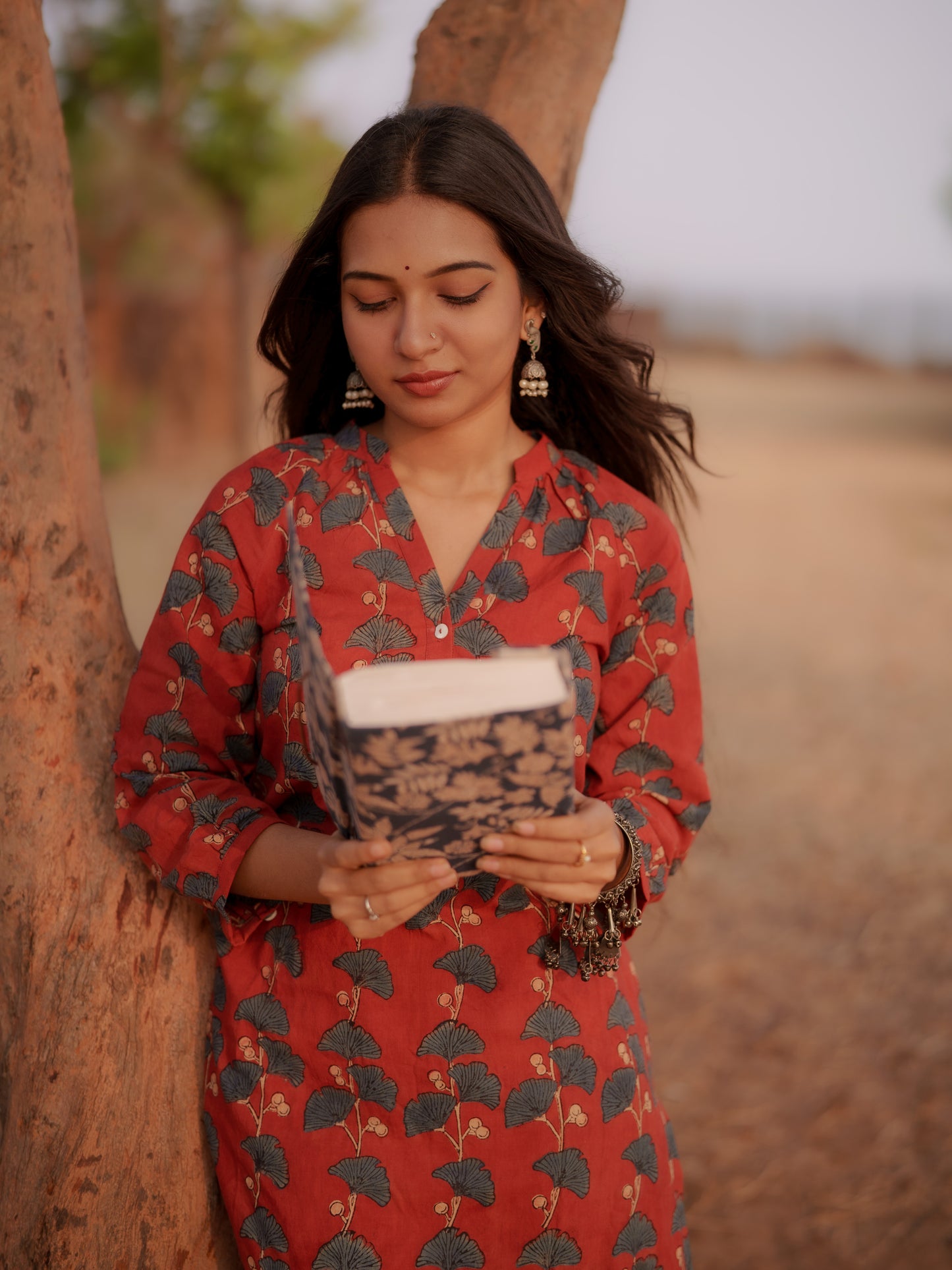 Safar Madder Ajrakh Co-ord Set