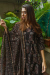 Mannat Black Ajrakh Kurta Pant Set WITHOUT Dupatta