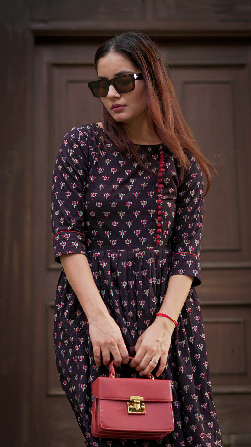 Zoya Ajrakh Dress