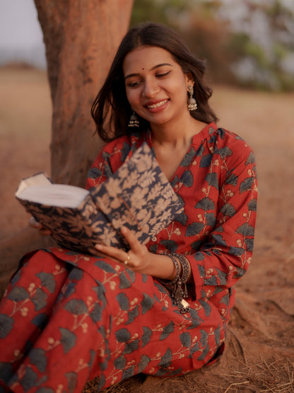 Safar Madder Ajrakh Co-ord Set