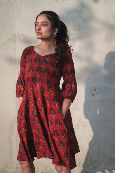 Naayaab Ajrakh Dress