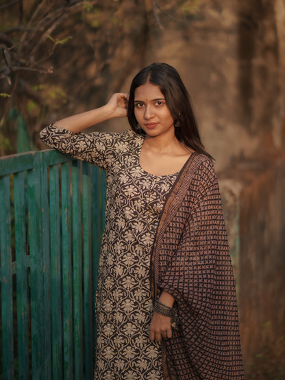 Myraa Bagru Co-ord Set