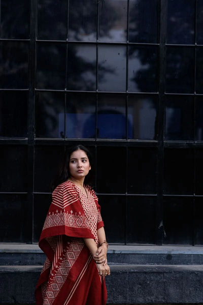 Sur Madder Red Kaftan