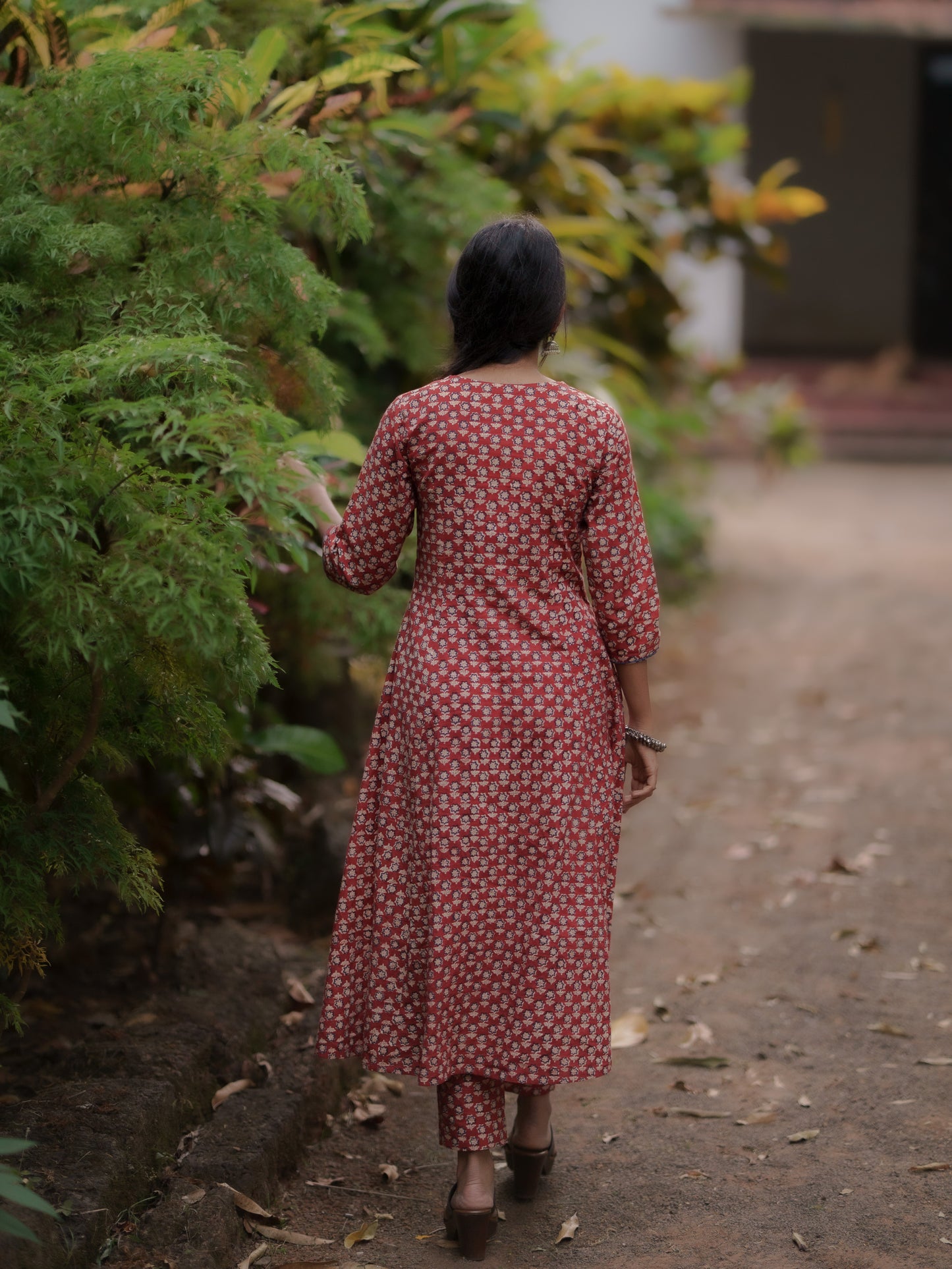 Maya Madder Red Bagru Co-ord Set